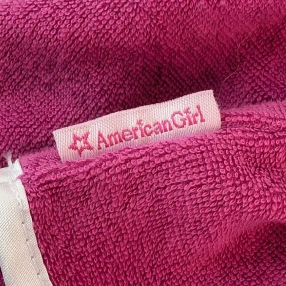American Girl Magenta Spa Salon Robe & Headband Doll Clothes - Picture 5 of 6